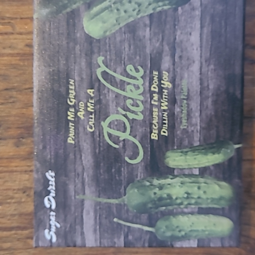 Sugar drizzle- the pickle palette